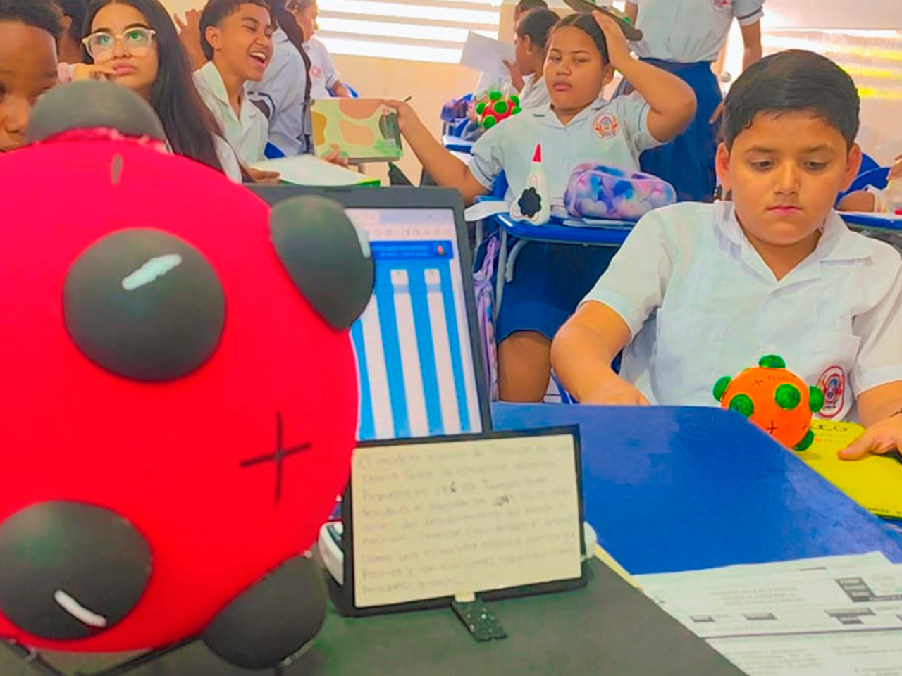 Estudiantes sonriendo